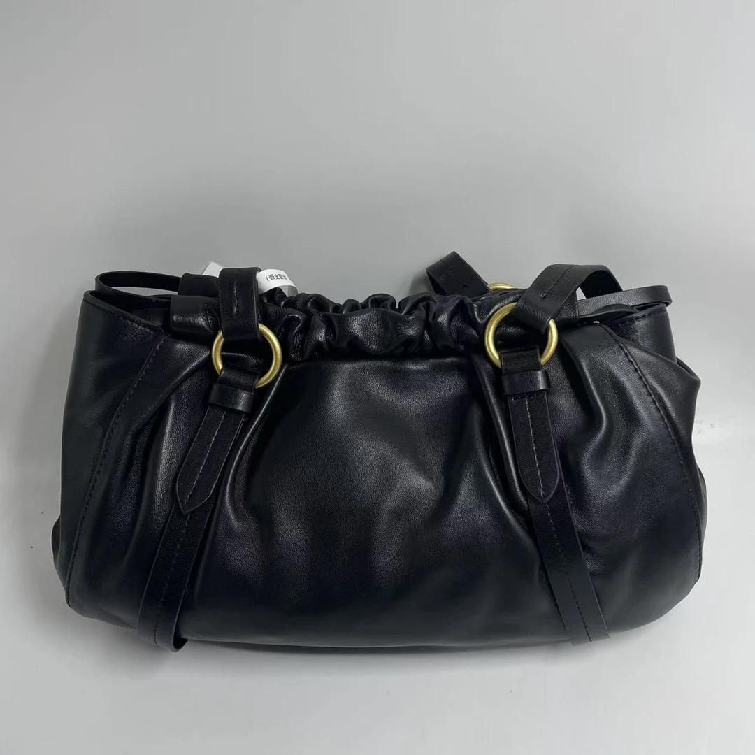 LQ-WITH-QUEEN真皮女包云朵黑色10795