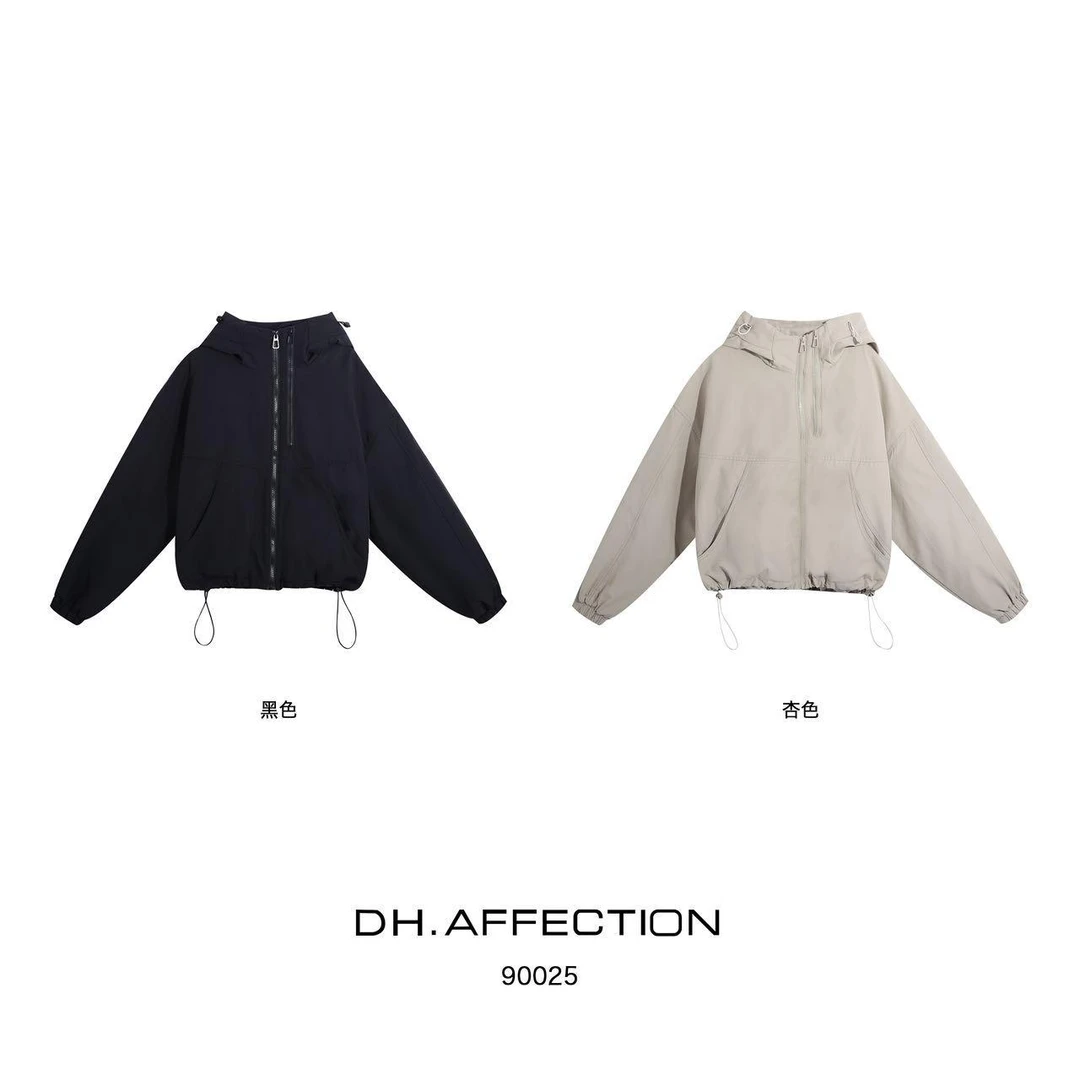 DH-【零重力】休闲双拉链夹棉冲锋衣棉服外套90025