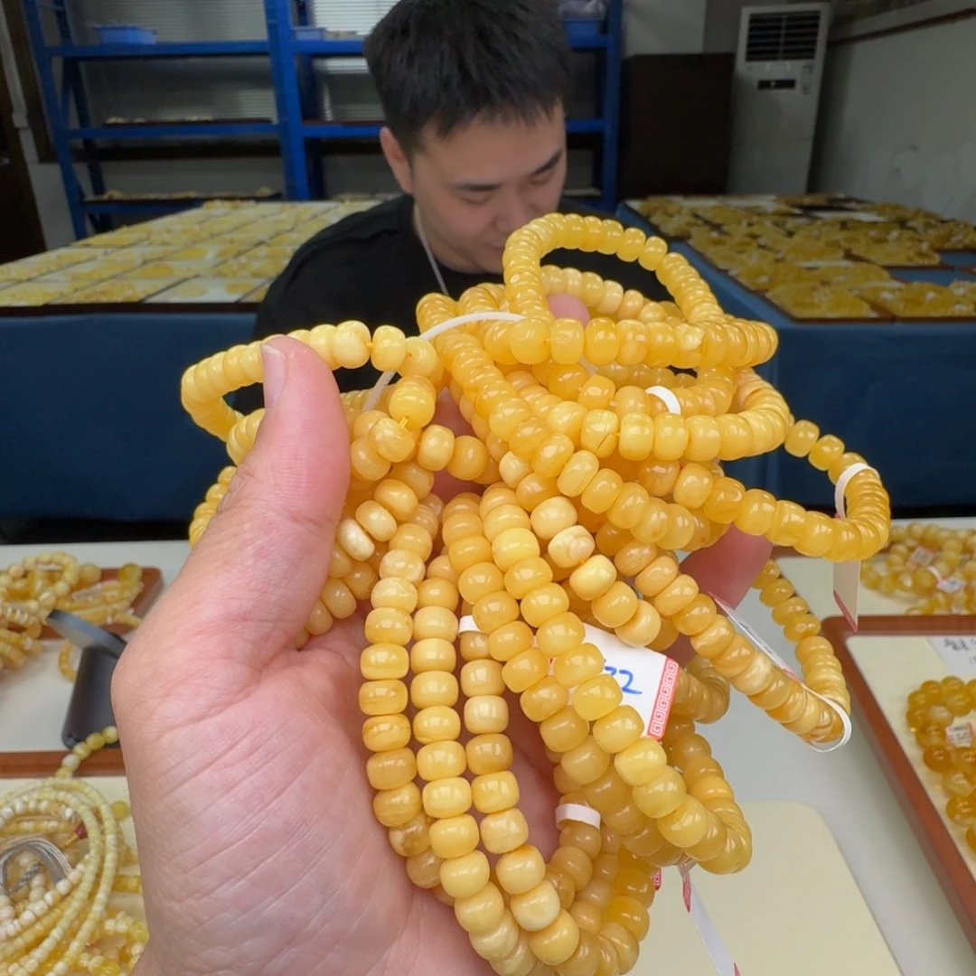 琥珀未镶嵌手链多样性发其一