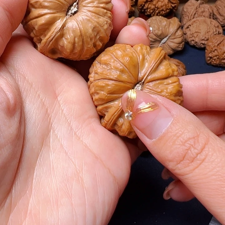 浮***影文玩核桃吊坠南瓜43