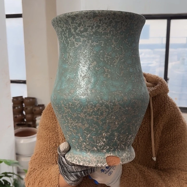 瑕疵高30口20花盆