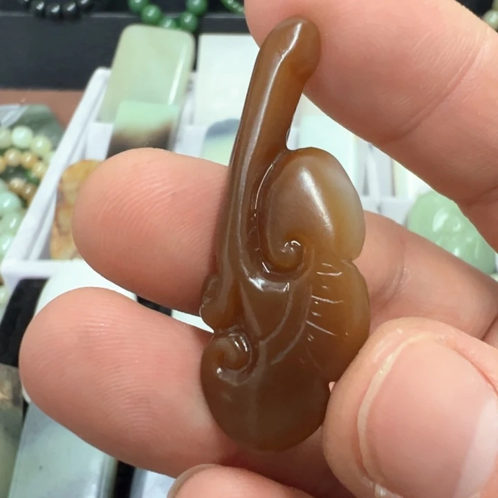 吊坠(不含链)未镶嵌和田玉（糖玉）