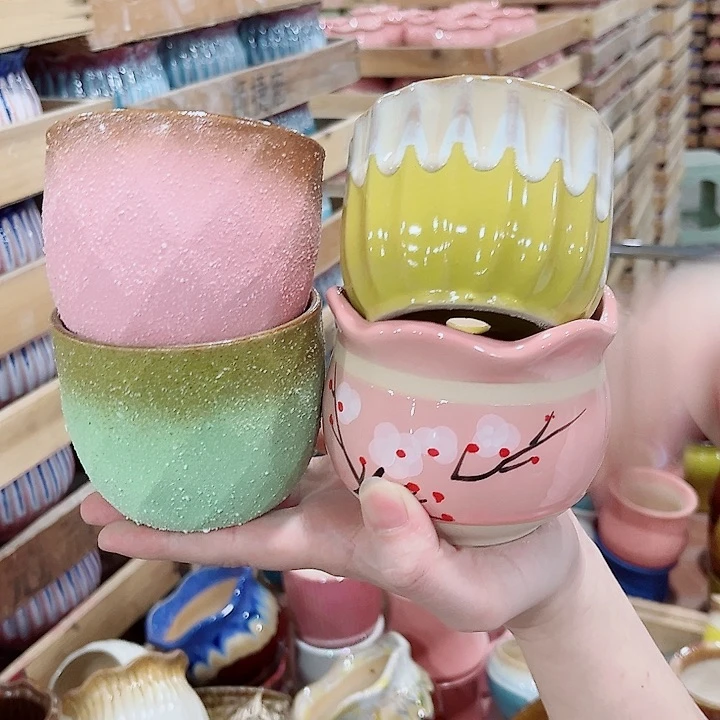 有孔.凑单10元陶瓷花盆发货！