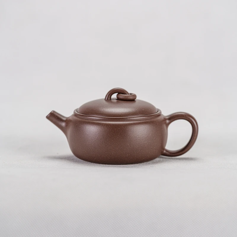 茶可倚粉丝专享 紫砂壶 60目紫泥【呈缘】24081074