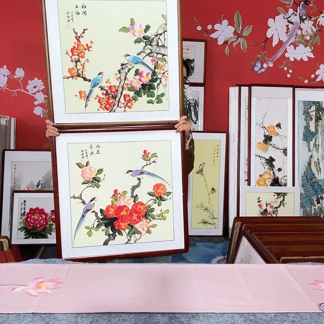 国画手写手绘国画63✖️63包邮