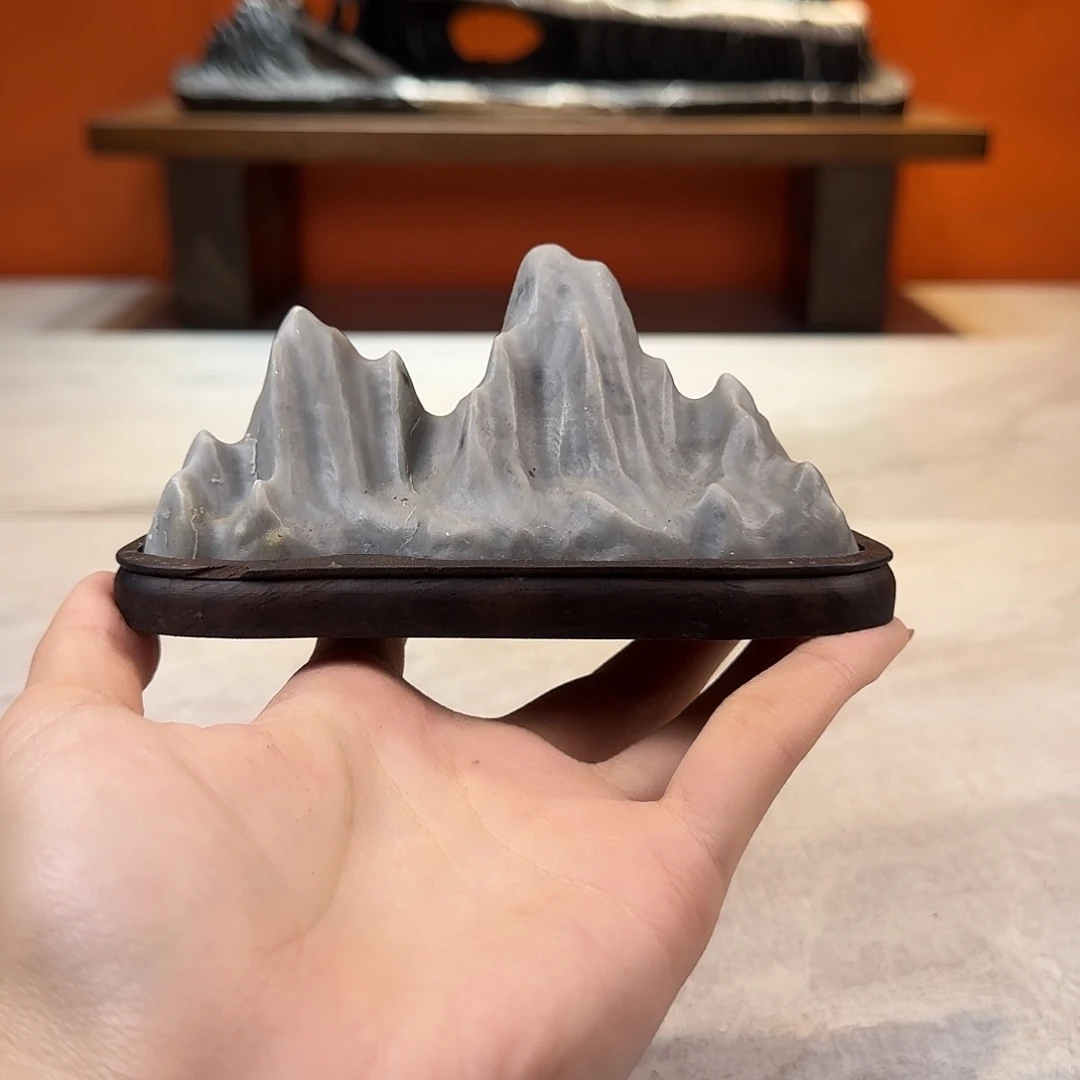 摆件灵璧石雕刻奇石摆件