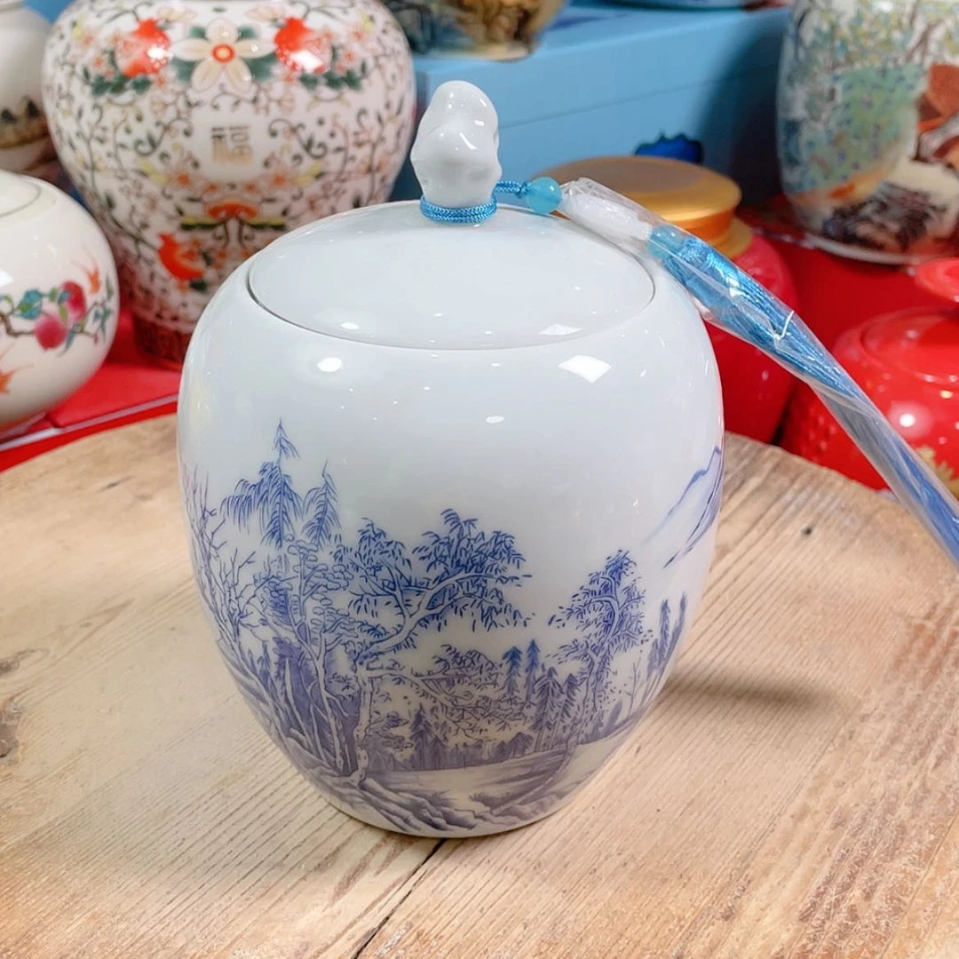 【闪购商品】罐陶瓷茶叶罐密封罐