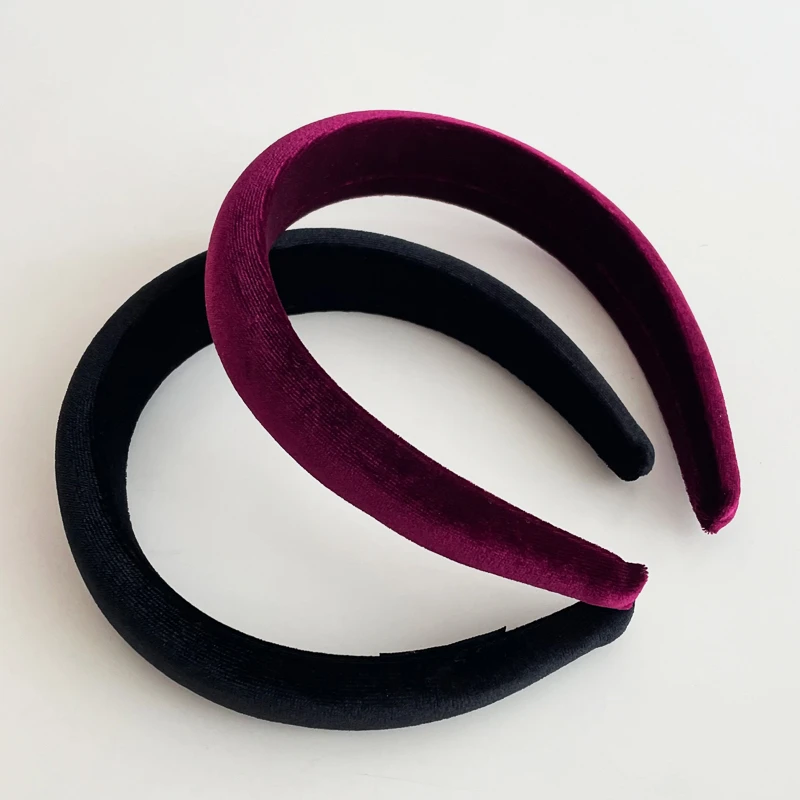 韩国气质发箍复古法式时尚宽边发卡头箍纯色女发箍高颅顶头箍头饰