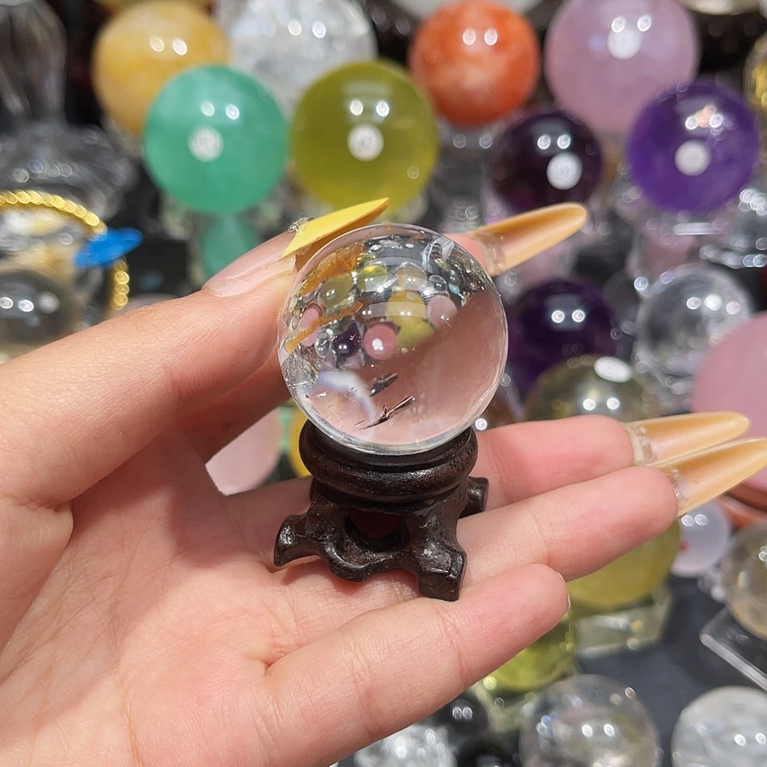 未镶嵌珠宝半成品水晶微瑕3.5