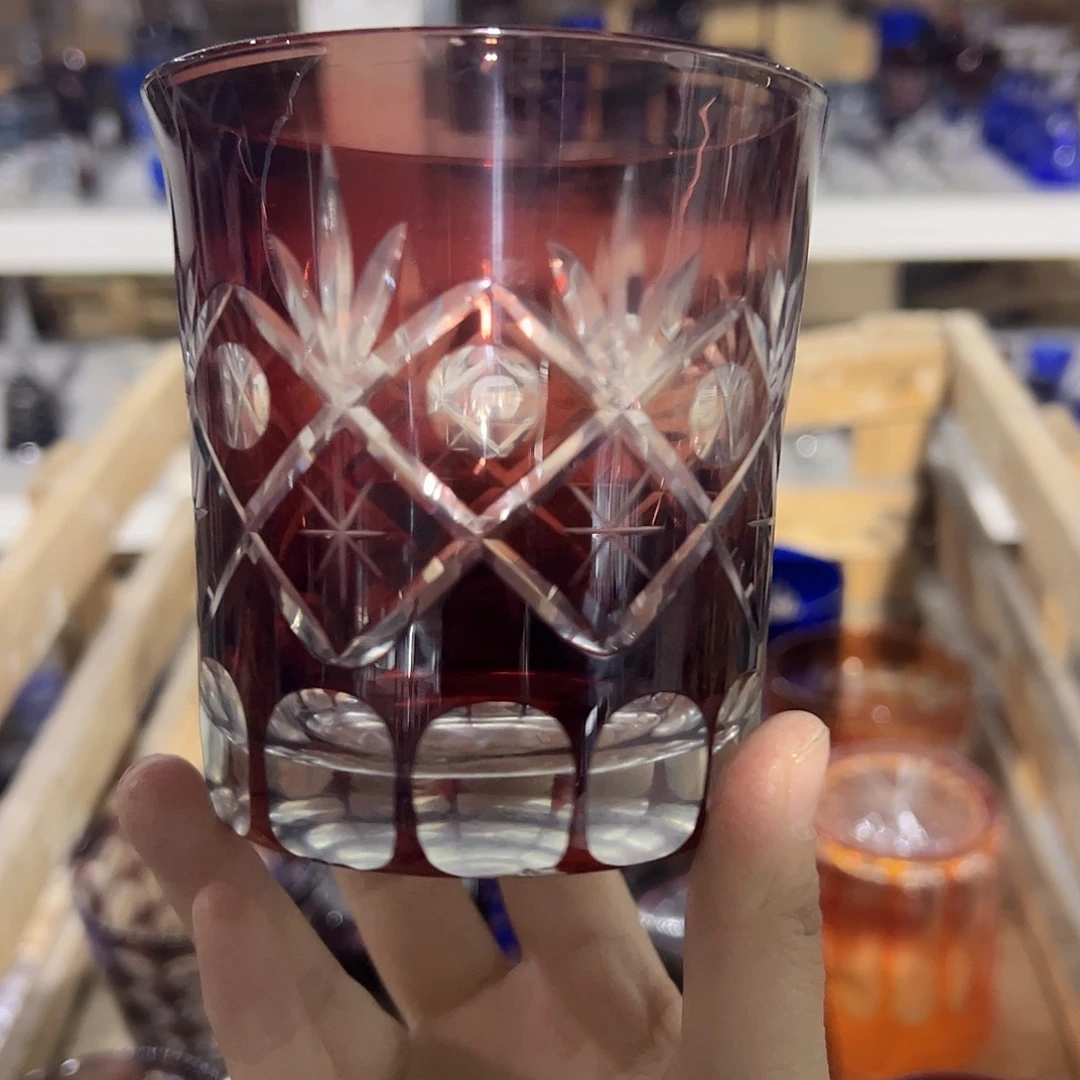 平底款水晶玻璃微瑕一个