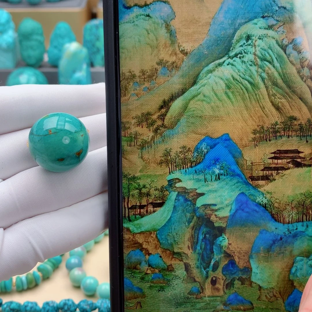 未镶嵌绿松石精品