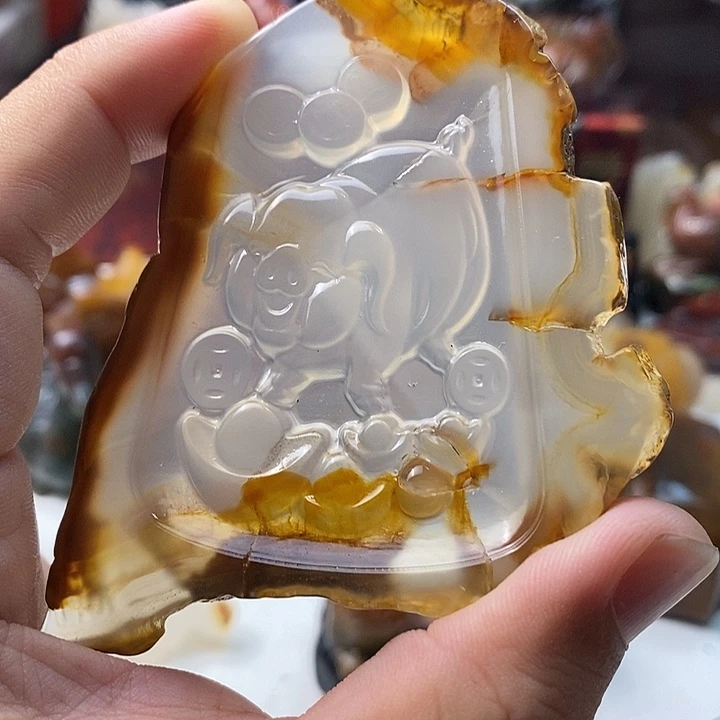 玛瑙/玉髓未镶嵌颈饰