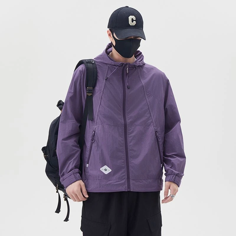 2025新夏季男薄款春秋户外男女三防夹克宽松运动男装休闲夹克百搭