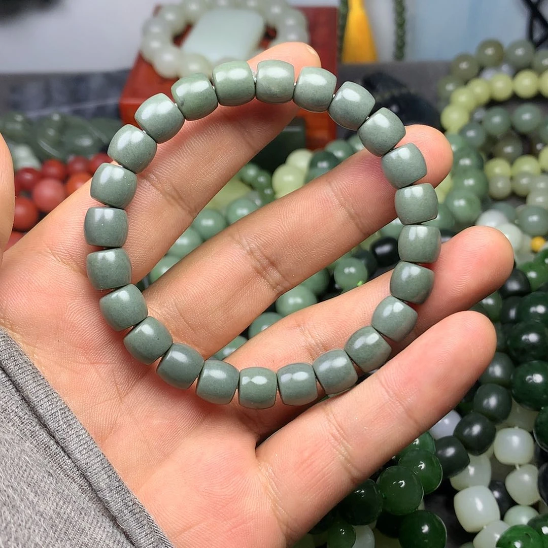 和田玉手链未镶嵌