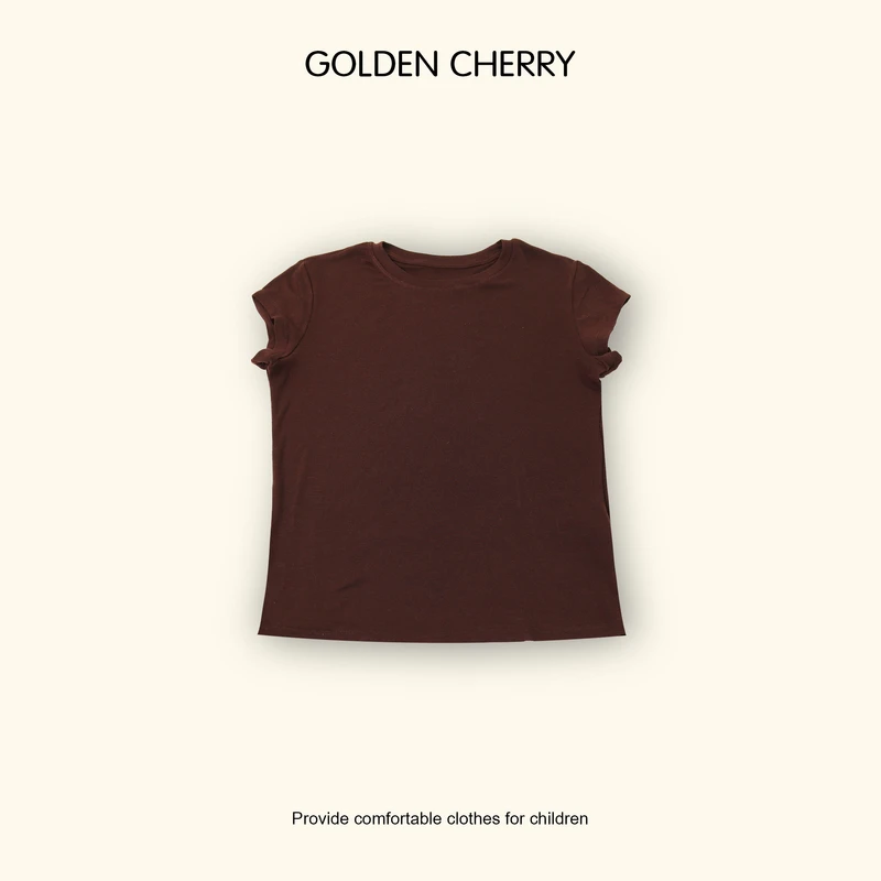 【Golden cherry】亲子纯色亲肤T恤A5123