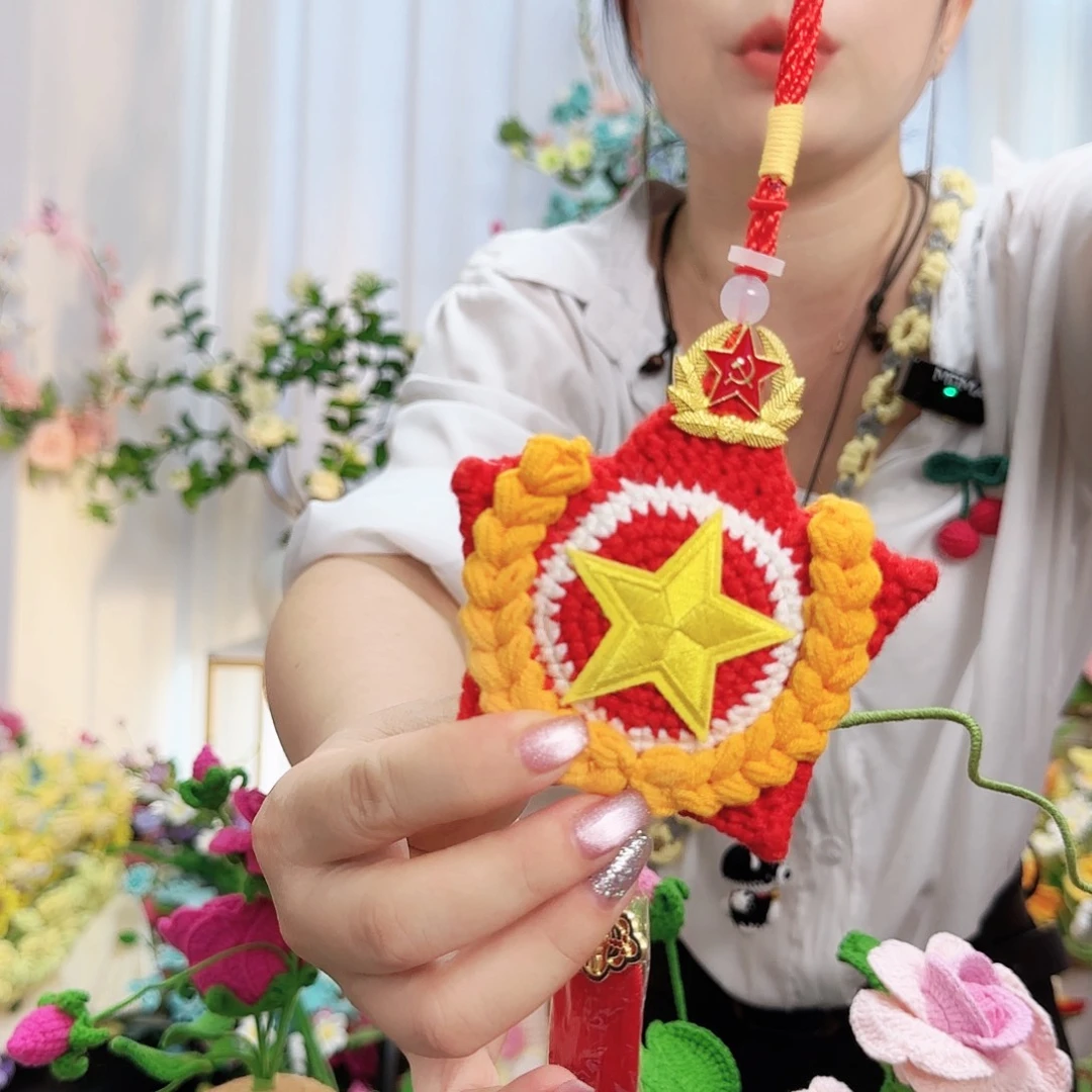 手工钩织车载挂饰