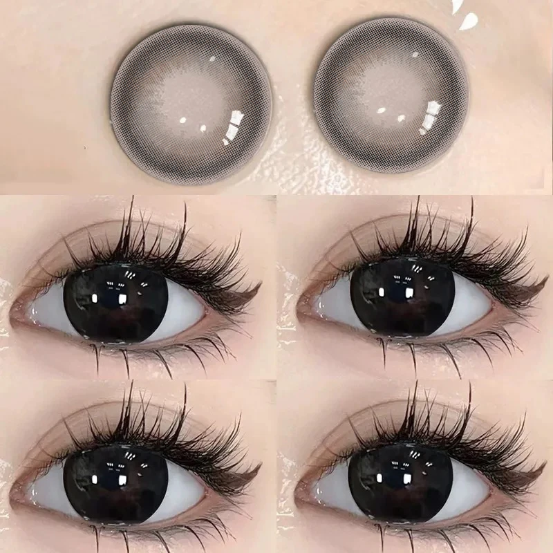 【日抛十片】奶油奥利奥黑色小直径日抛素颜温柔美瞳次抛隐形眼镜