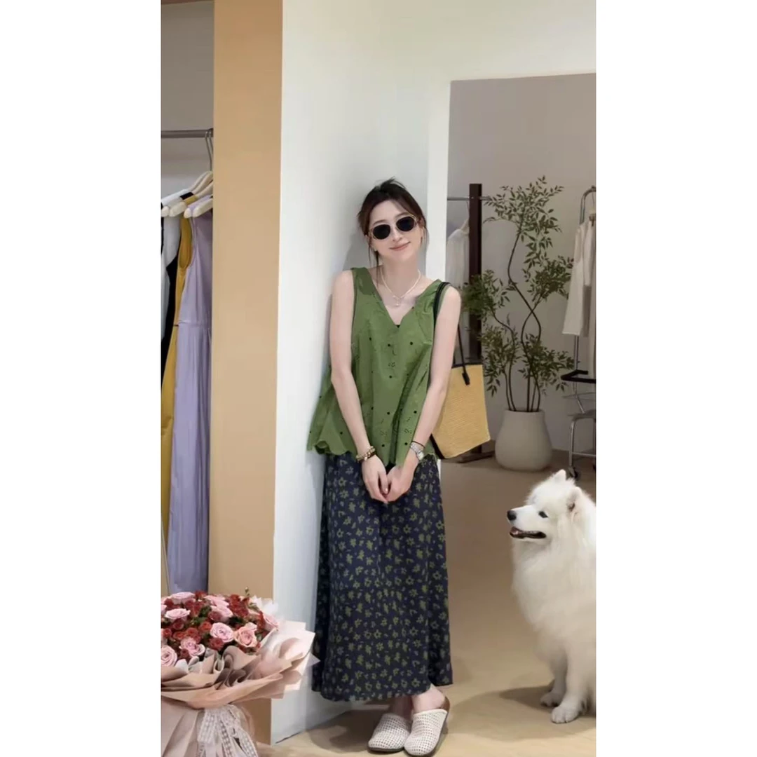 夏季新款绿野仙踪套装夏季新款韩系休闲百搭时尚宽松气质款两件套