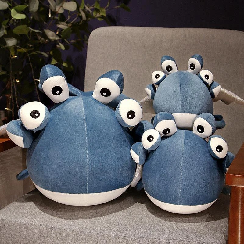 新款优趣六眼飞鱼毛绒玩具公仔流言蜚语玩偶布娃娃抱玲娜贝儿公仔