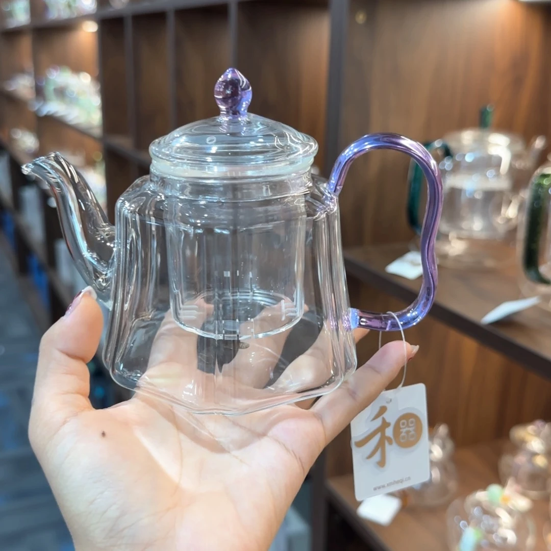 禾器锦瑞壶浅紫色