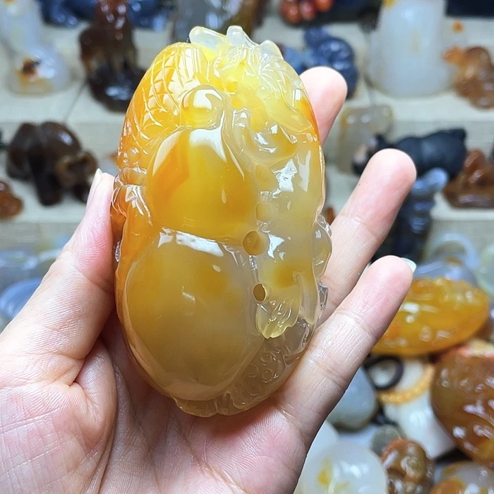 翰***墨玛瑙/玉髓饰品未镶嵌