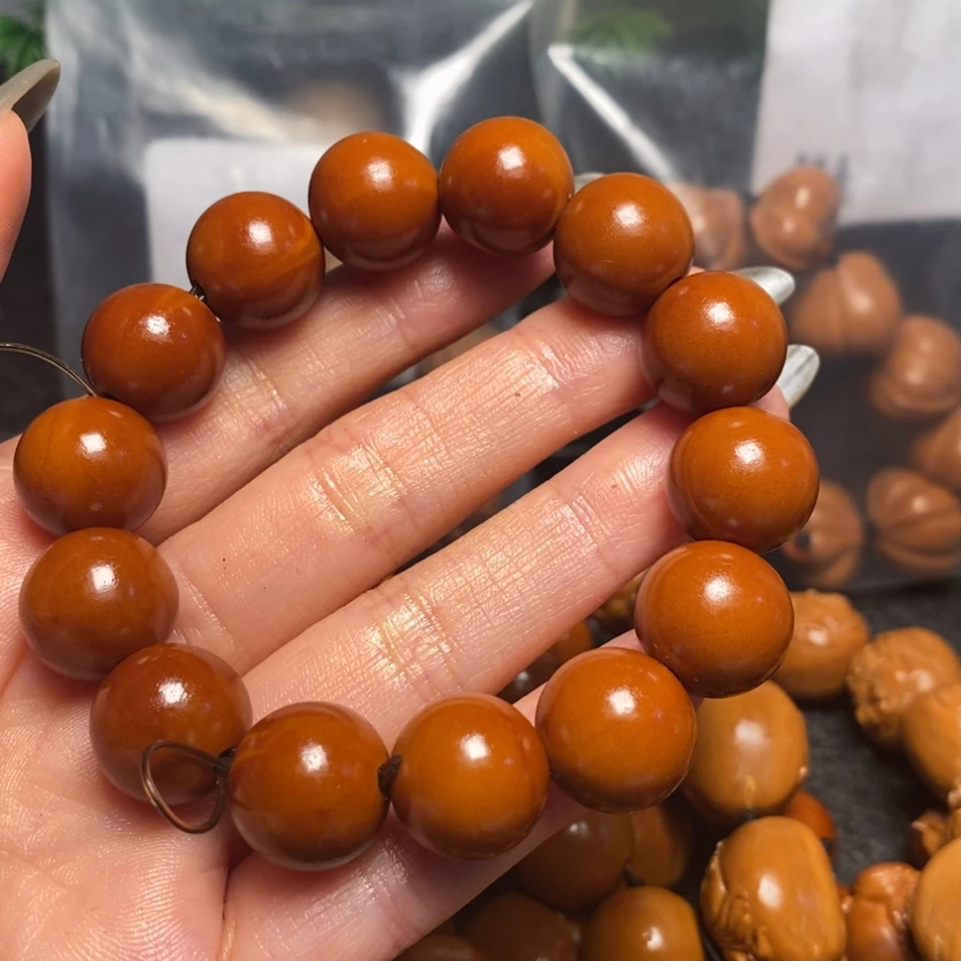橄榄核手串/手链正圆光珠