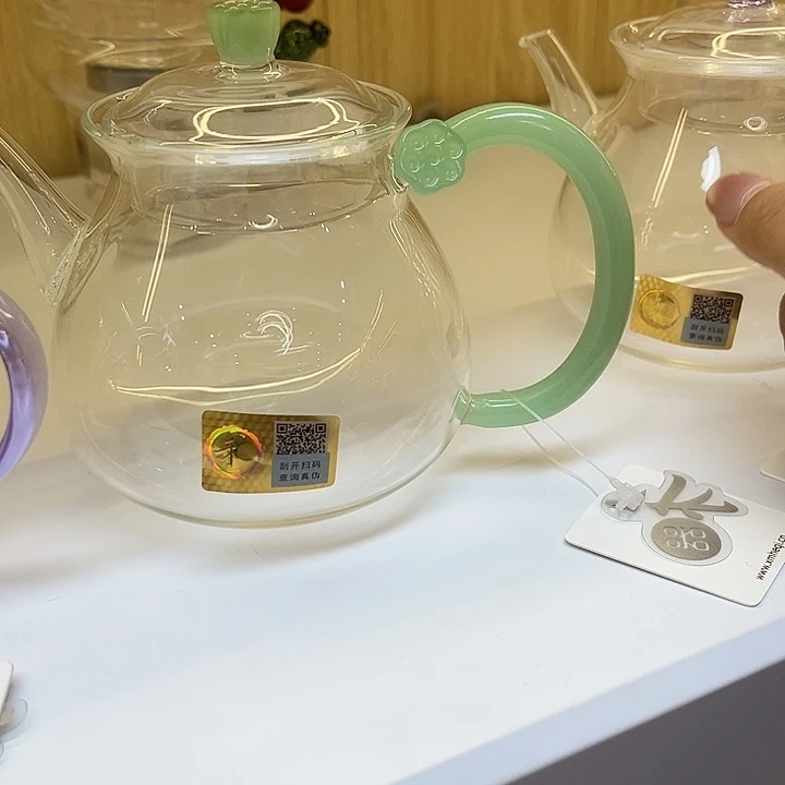 笑***笑清莲壶浅玉色泡壶