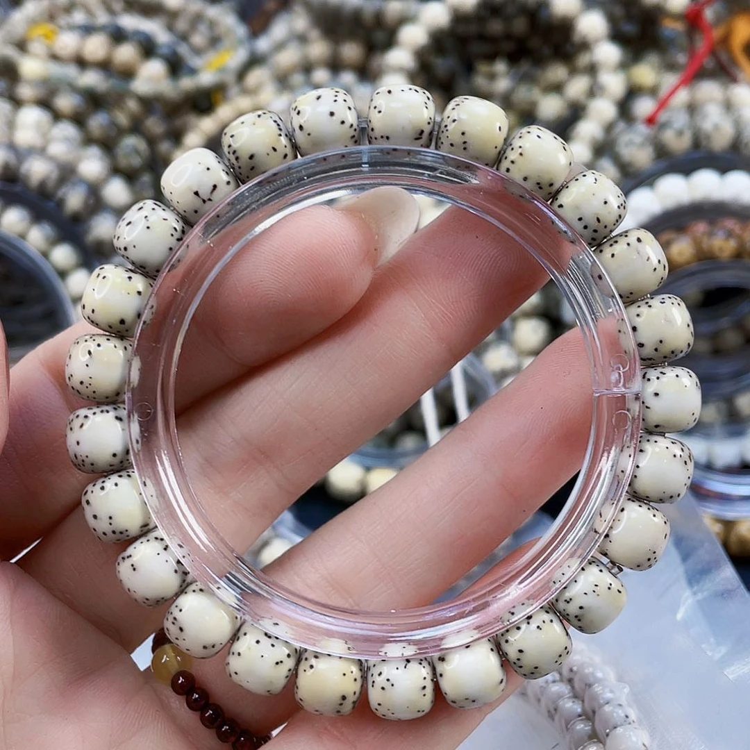 星月菩提吊坠骨瓷白氧化特价河豚9*8