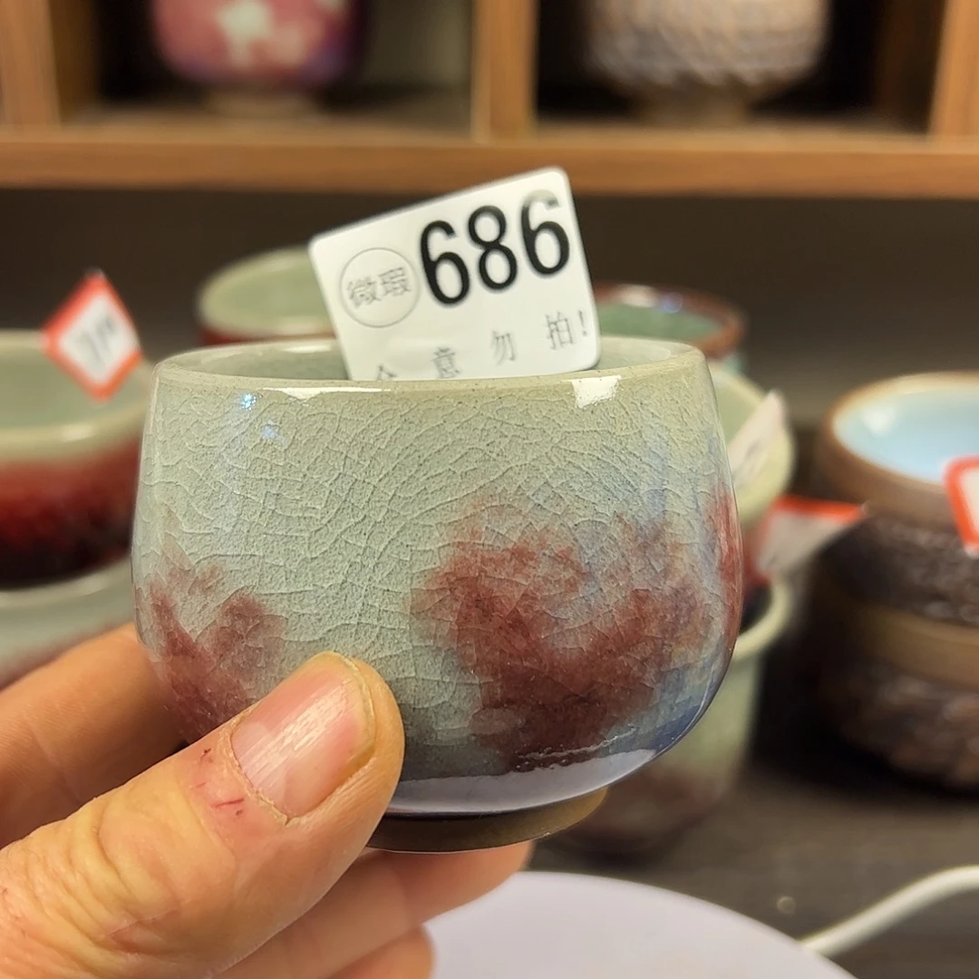 杯子钧瓷#钧瓷#原矿釉#高温#茶器#非遗传承