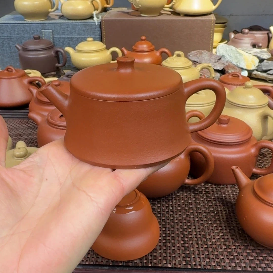 朱泥茶壶120毫升左右
