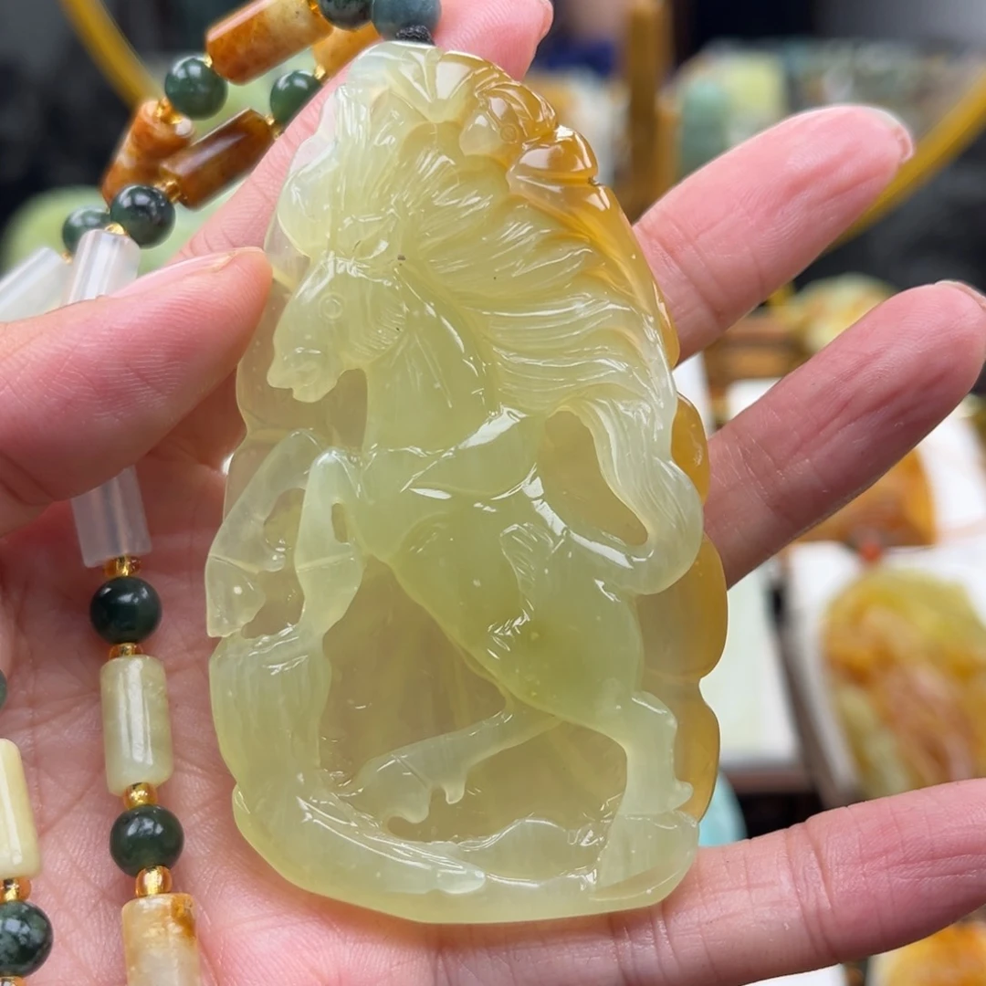 佛***缘岫玉未镶嵌挂件挂件