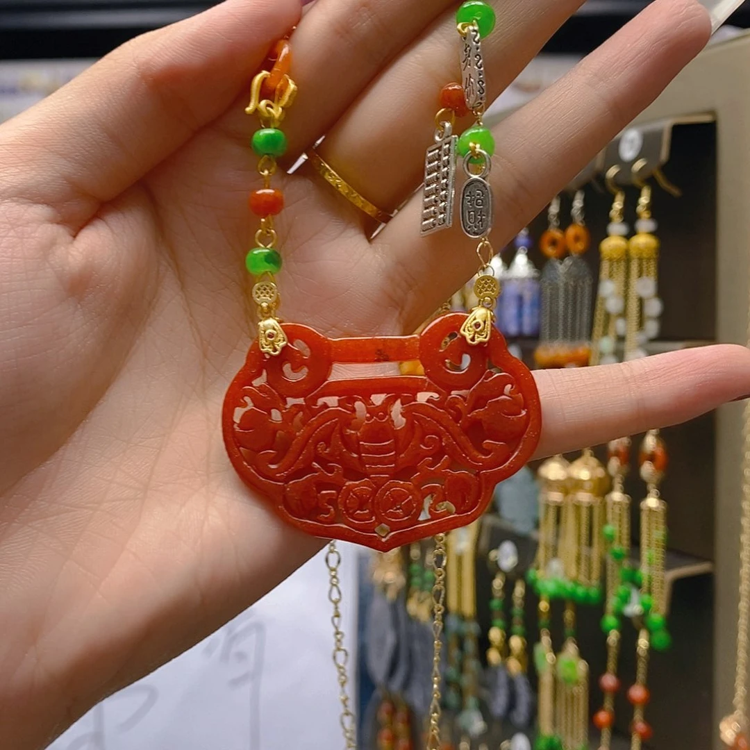 翡翠合金耳饰翡翠