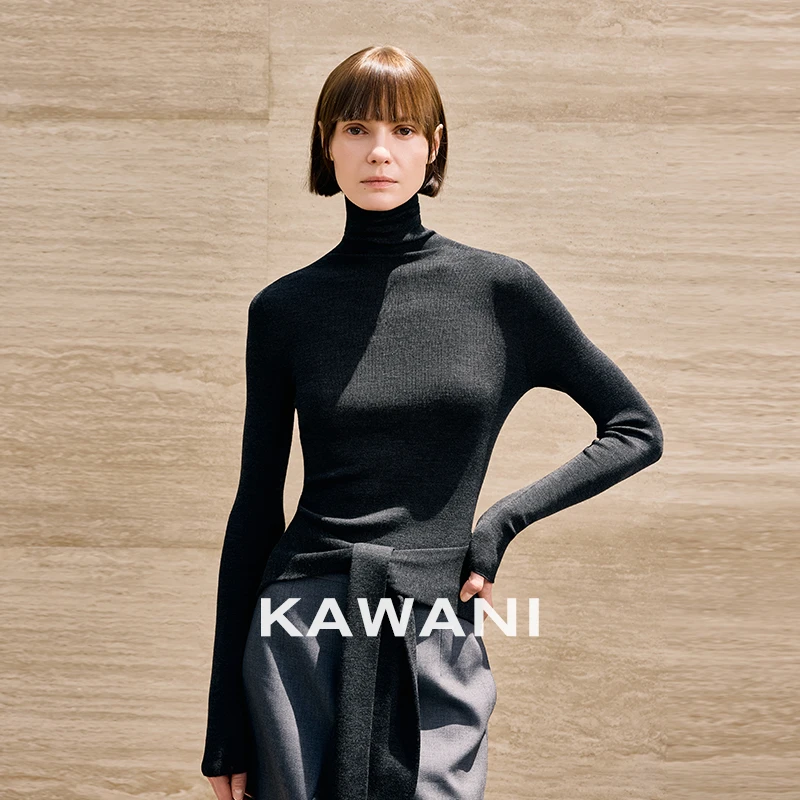 【KAWANI】顶奢TEC黄金羊毛升级版160S堆堆领 国王的礼物扬子纱打底