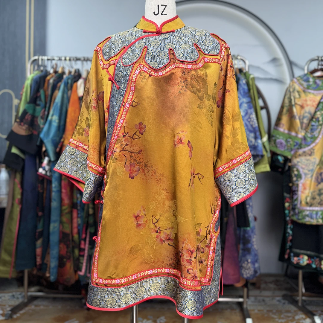 60姆米妆花云锦富婆衫100桑蚕丝款