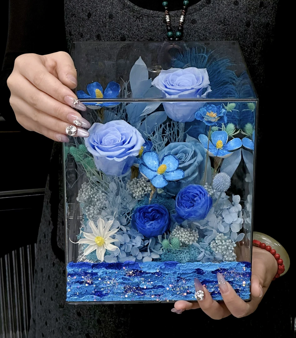 永生花高端礼盒玫瑰花生日求婚表白礼物送闺蜜老师女友