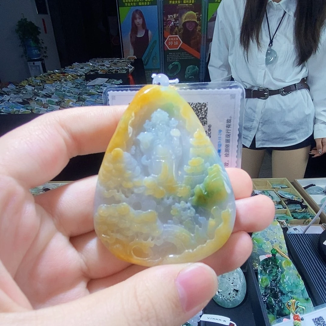 颈饰未镶嵌翡翠翡翠