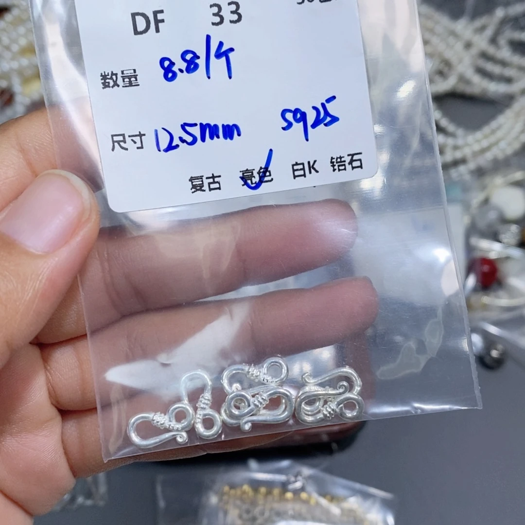 银S925镶嵌颈饰水晶DF33