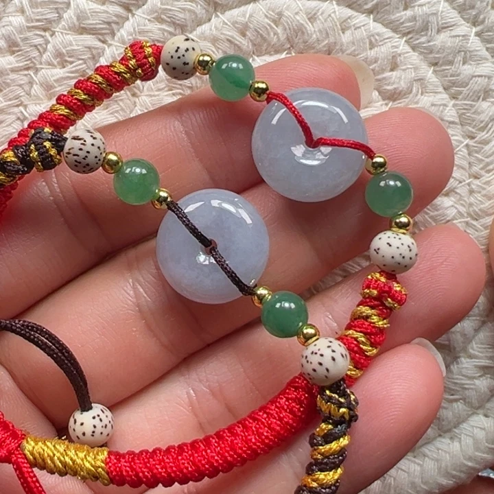 翡翠未镶嵌颈饰手串