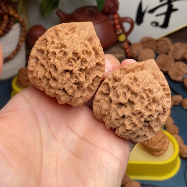 文玩核桃把件官帽46