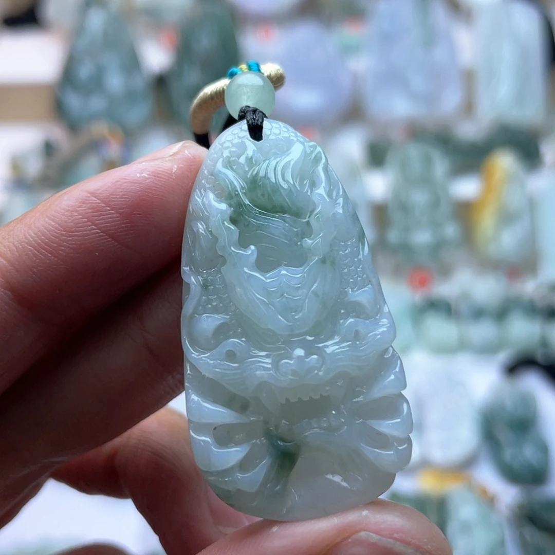 【闪购商品】颈饰未镶嵌翡翠龙牌