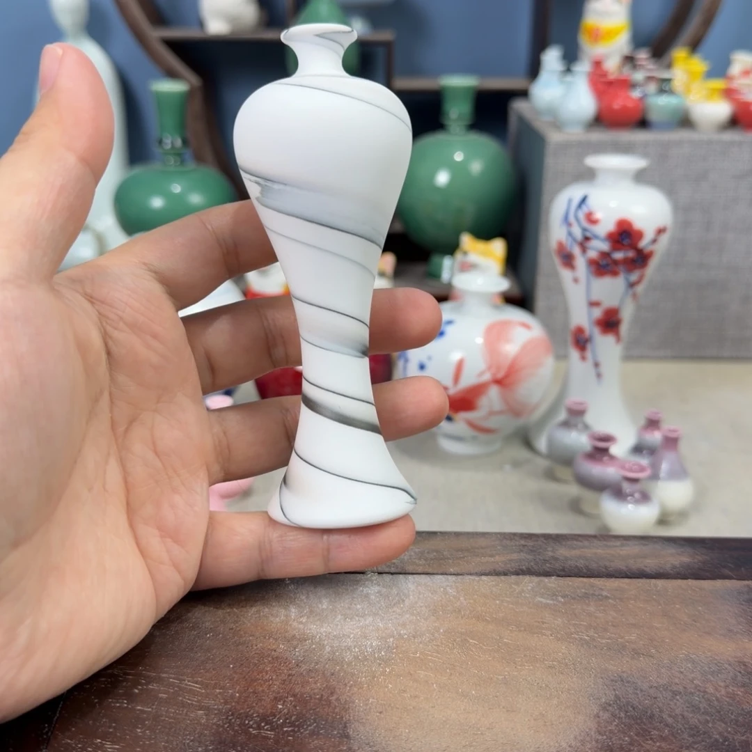 陶瓷手工小花器摆件