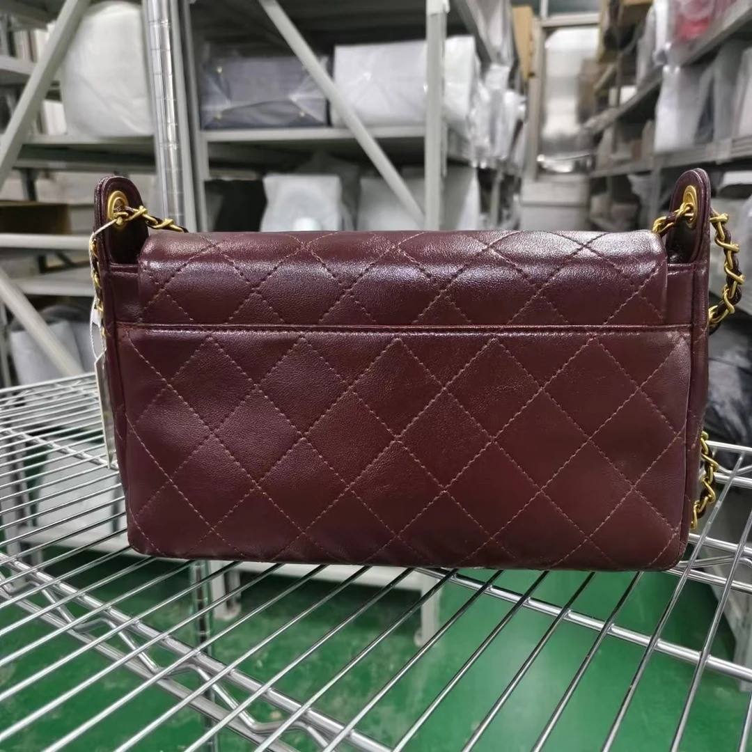 时尚新款真皮女包斜挎包 10861 红色