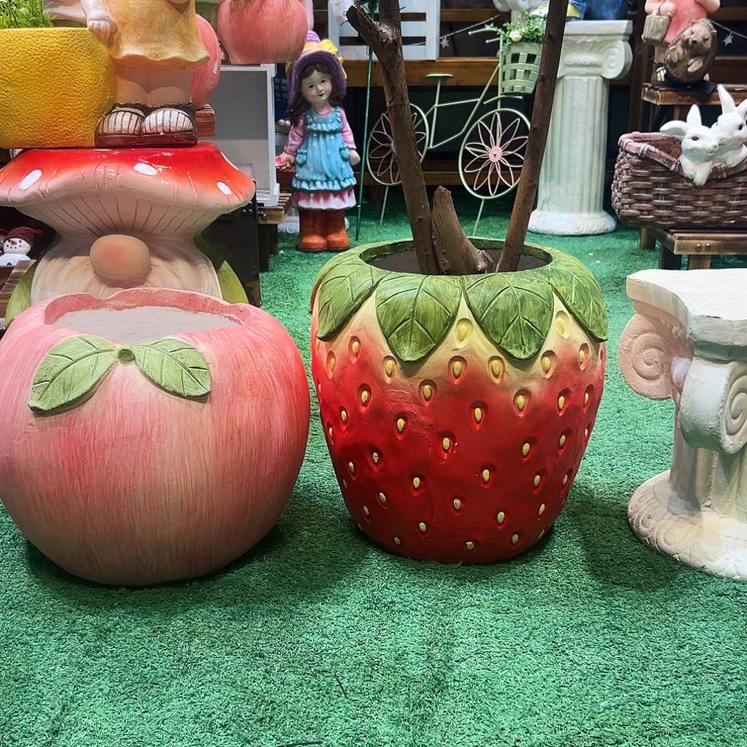 花园摆件红红火火