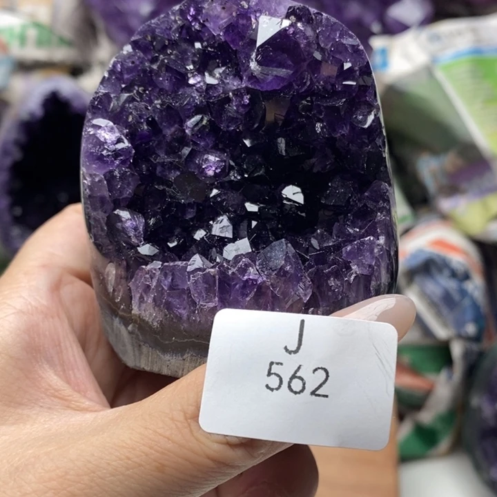 紫晶珠宝半成品未镶嵌