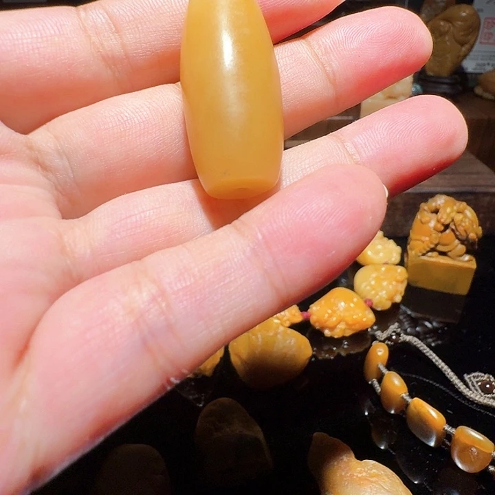 白***人印石寿山石田黄原石