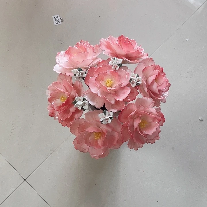 瓷片德化工厂陶瓷手工捏花