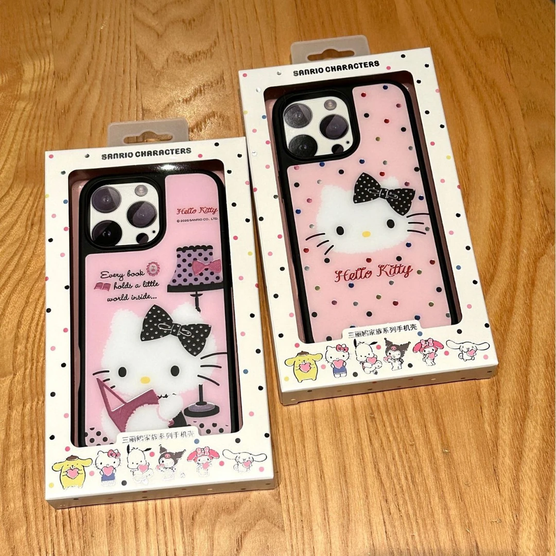 正版授权磁吸鎏金三丽鸥凯蒂猫系列适用iphone17promax手机壳防摔
