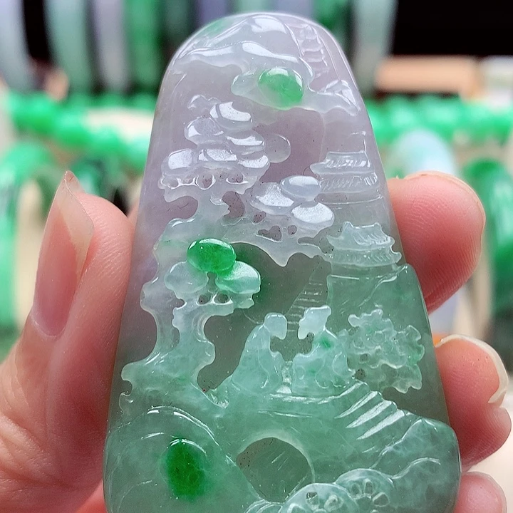 颈饰未镶嵌翡翠翡翠
