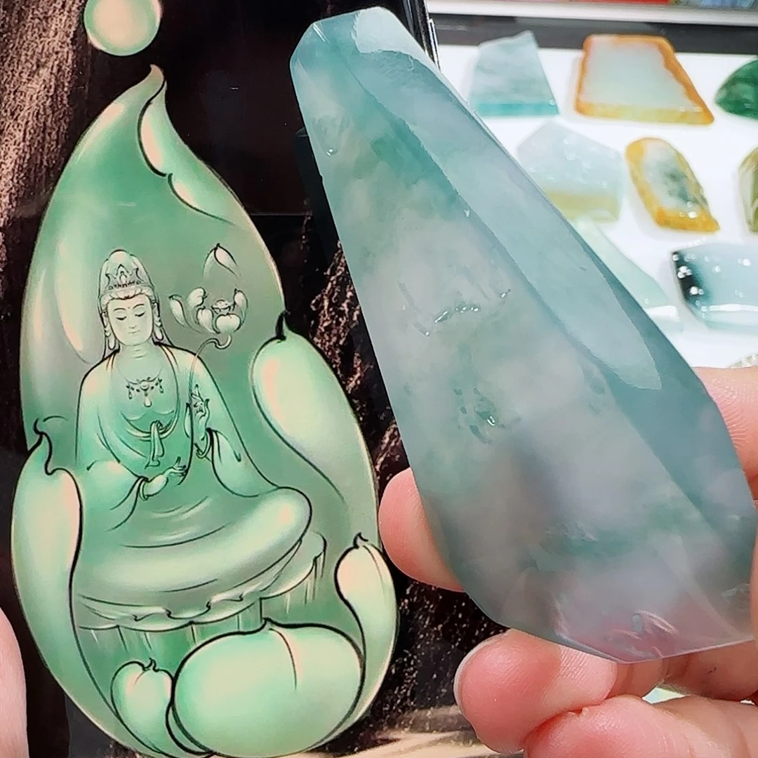 定制翡翠未镶嵌翡翠定制