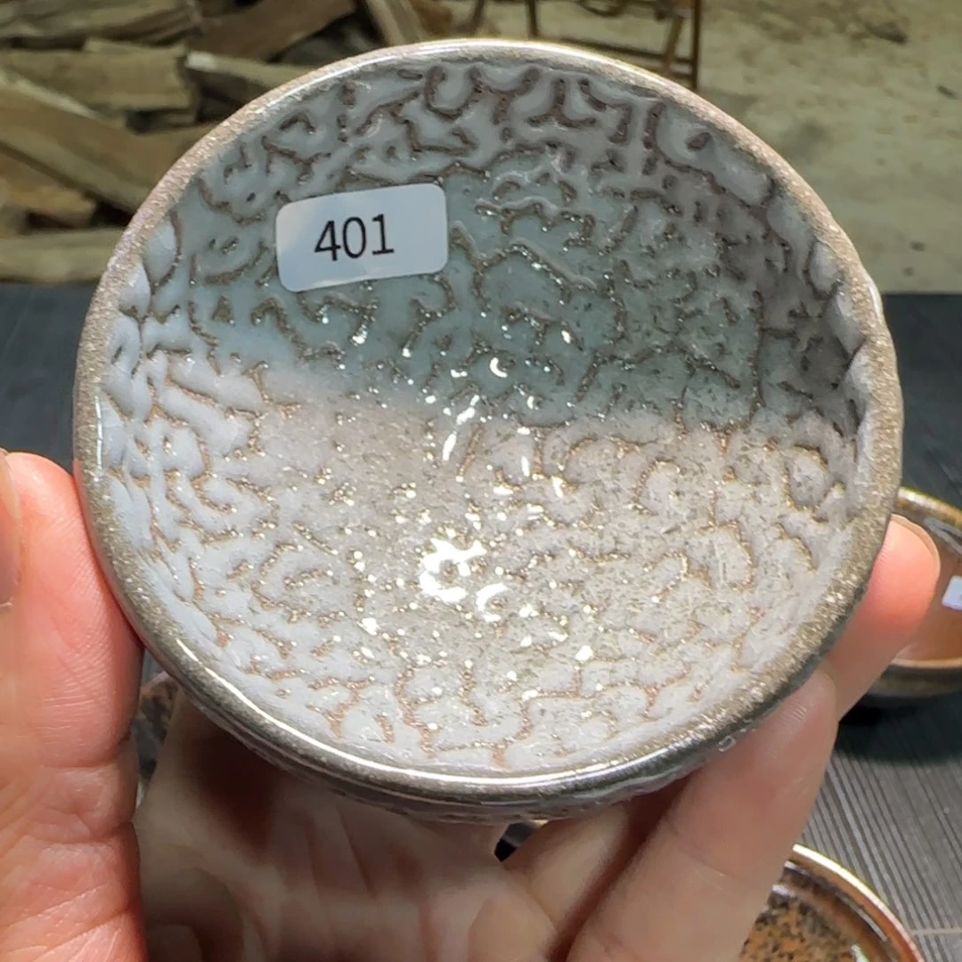 柴烧建盏茶盏茶杯401